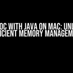 Jemalloc with Java on Mac: Unlocking Efficient Memory Management