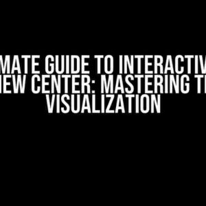 The Ultimate Guide to InteractiveViewer Scaled View Center: Mastering the Art of Visualization